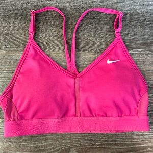 Nike Women's Bright Pink Sports Bra